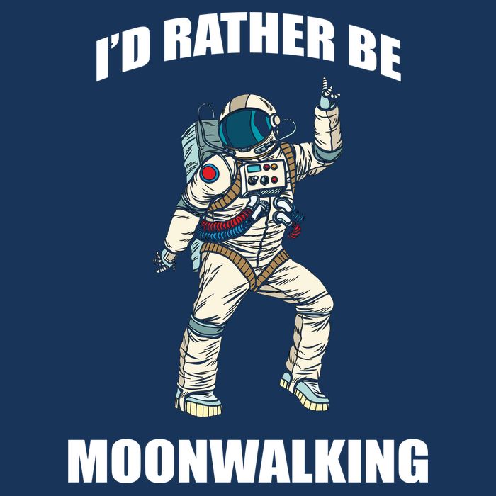 I'd Rather Be Moonwalking  Bucket Hat