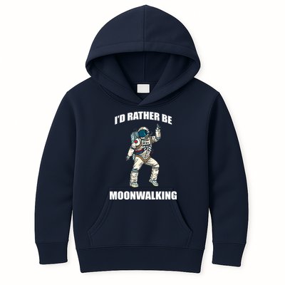I'd Rather Be Moonwalking  Kids Hoodie
