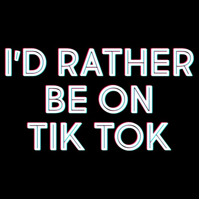 I'd Rather Be On Tik Tok Bucket Hat