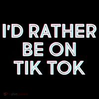 I'd Rather Be On Tik Tok 16 in Basic Backpack
