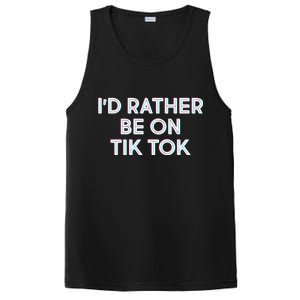 I'd Rather Be On Tik Tok PosiCharge Competitor Tank