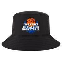 I'd Rather Be Playing Basketball Cool Comfort Performance Bucket Hat