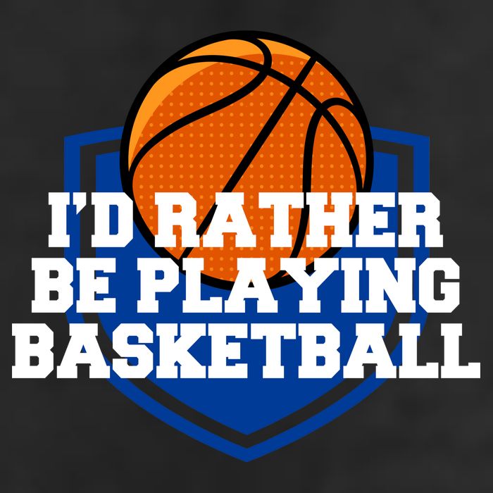 I'd Rather Be Playing Basketball Cool Comfort Performance Bucket Hat