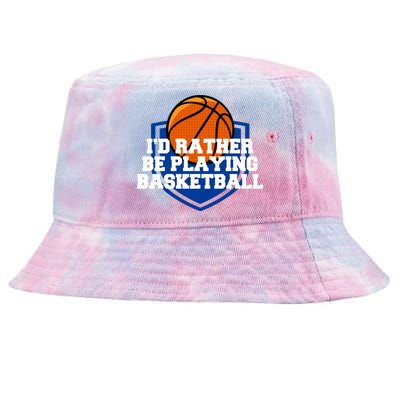 I'd Rather Be Playing Basketball Tie-Dyed Bucket Hat