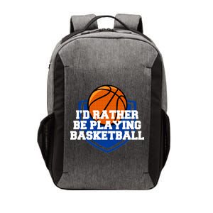 I'd Rather Be Playing Basketball Vector Backpack