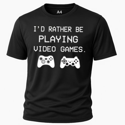 I'd Rather Be Playing Video Games Performance Shirt