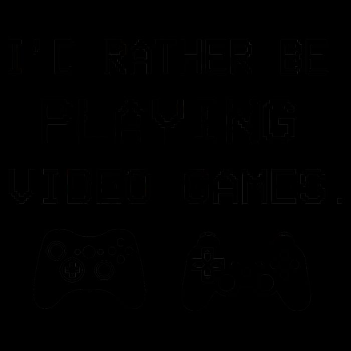 I'd Rather Be Playing Video Games 16oz Travel Tumbler
