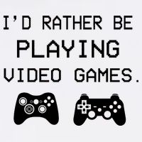 I'd Rather Be Playing Video Games Garment-Dyed Sweatshirt