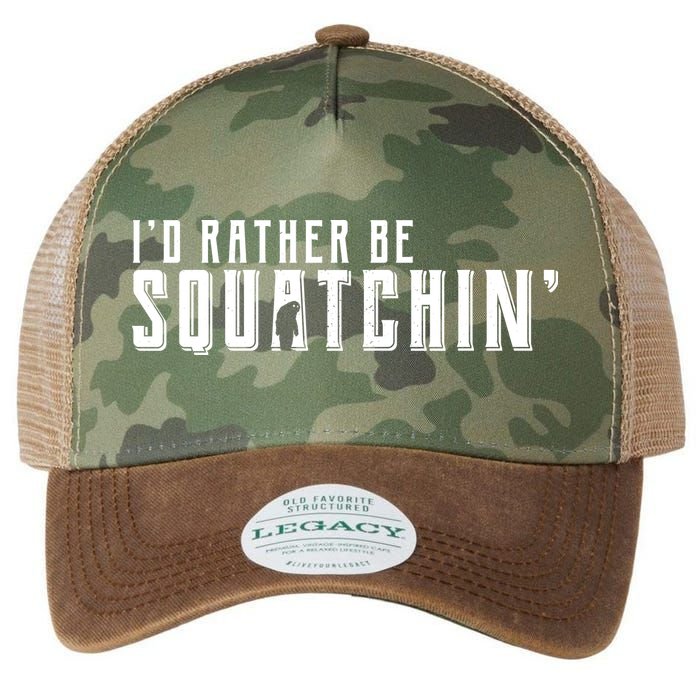 I'd Rather be Squatchin Legacy Tie Dye Trucker Hat
