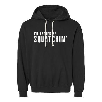 I'd Rather be Squatchin Garment-Dyed Fleece Hoodie