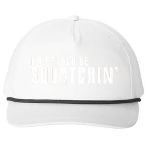 I'd Rather be Squatchin Snapback Five-Panel Rope Hat