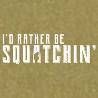 I'd Rather be Squatchin Garment-Dyed Women's Muscle Tee