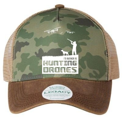 I'd Rather Hunting Drones Legacy Tie Dye Trucker Hat