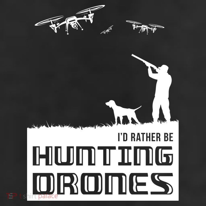 I'd Rather Hunting Drones Cool Comfort Performance Bucket Hat