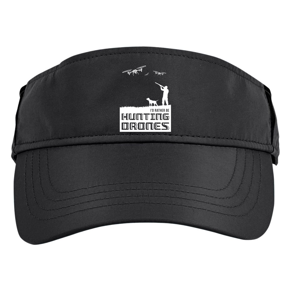 I'd Rather Hunting Drones Adult Drive Performance Visor