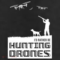 I'd Rather Hunting Drones 11oz C Handle Ceramic Mug