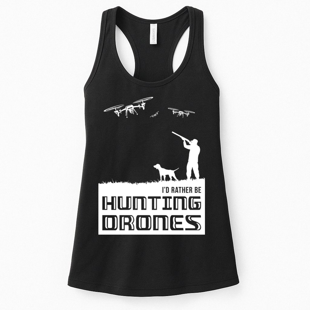 I'd Rather Hunting Drones Womens Tank Top