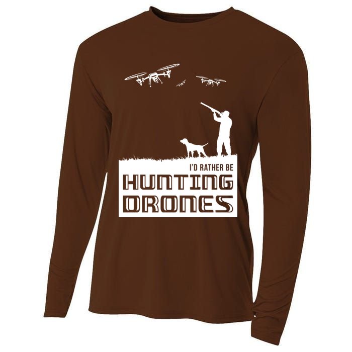I'd Rather Hunting Drones Cooling Performance Long Sleeve Crew