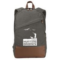 I'd Rather Hunting Drones Cotton Canvas Backpack