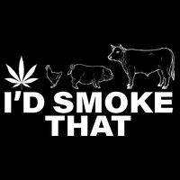 I'd Smoke That Pot Head Marijuana Sustainable Knit Beanie