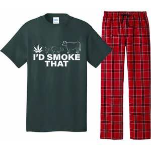 I'd Smoke That Pot Head Marijuana Pajama Set