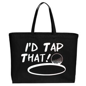 I'd Tap That Cotton Canvas Jumbo Tote