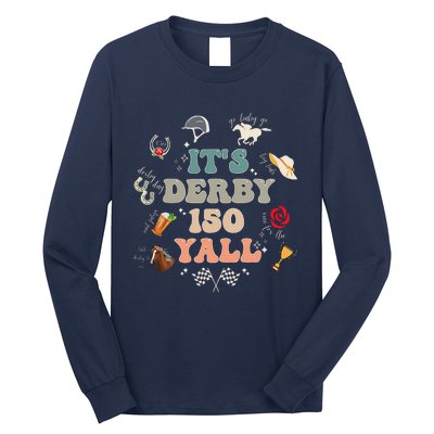 ItS Derby 150 Yall 150th Horse Racing Ky Derby Day Vintage Long Sleeve Shirt