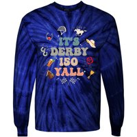 ItS Derby 150 Yall 150th Horse Racing Ky Derby Day Vintage Tie-Dye Long Sleeve Shirt