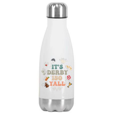 ItS Derby 150 Yall 150th Horse Racing Ky Derby Day Vintage Stainless Steel Insulated Water Bottle