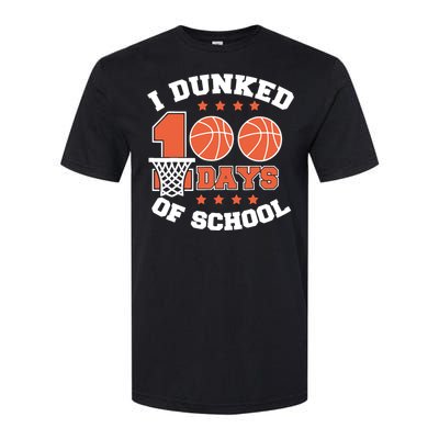 I Dunked 100 Days Of School Basketball Lover Teacher Student Softstyle CVC T-Shirt