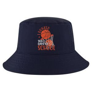 I Dunked 100 Days Of School Basketball Cool Comfort Performance Bucket Hat