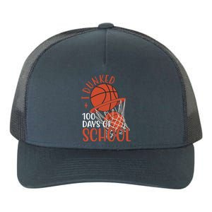 I Dunked 100 Days Of School Basketball Yupoong Adult 5-Panel Trucker Hat