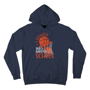 I Dunked 100 Days Of School Basketball Hoodie