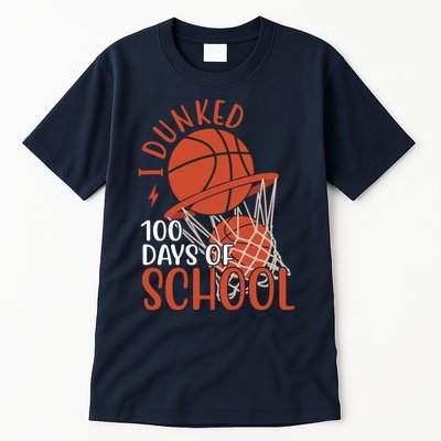 I Dunked 100 Days Of School Basketball Tall T-Shirt