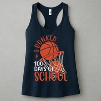 I Dunked 100 Days Of School Basketball Womens Tank Top