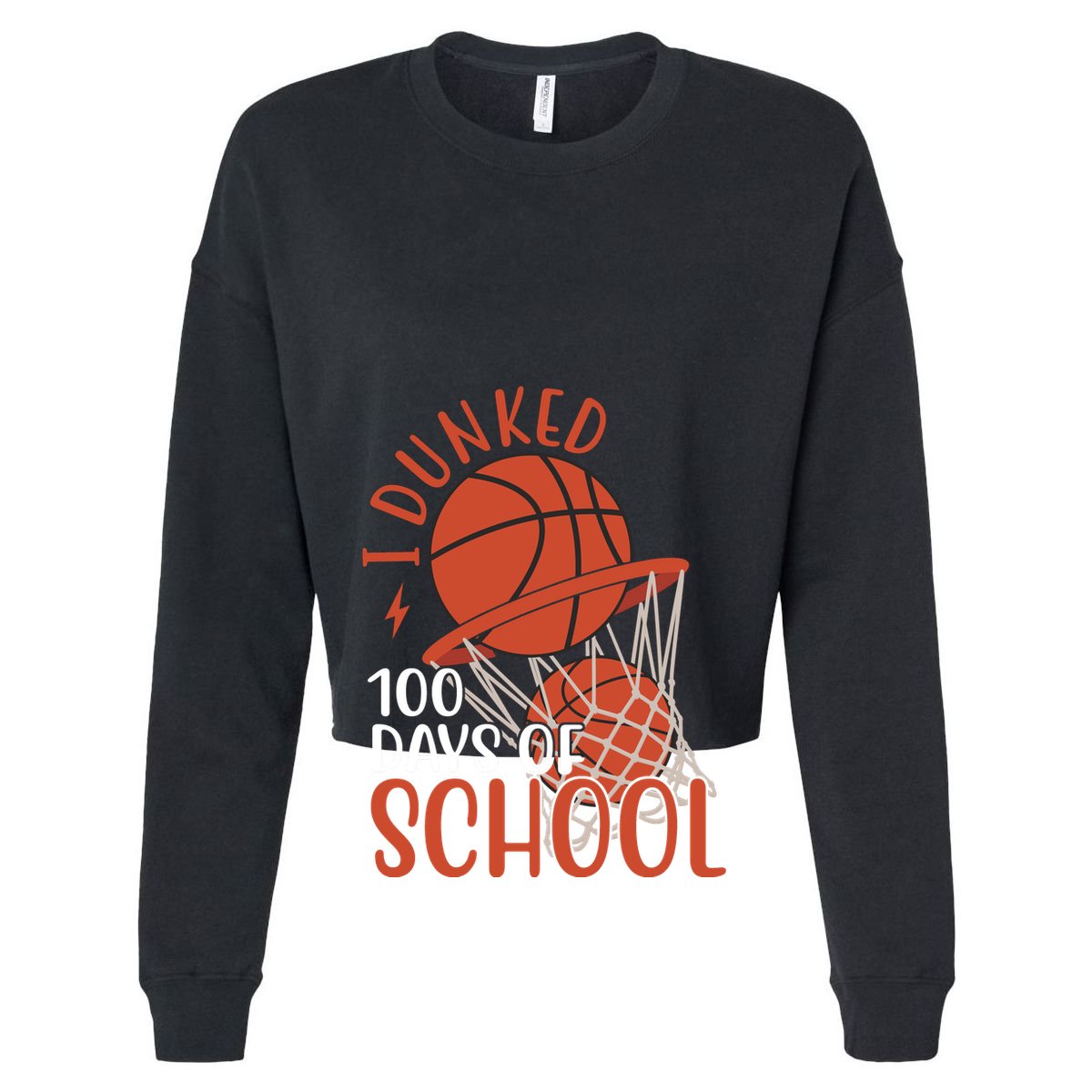 I Dunked 100 Days Of School Basketball Womens Tank Top