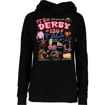 ItS Derby 150 YAll Ky Derby Day Womens Funnel Neck Pullover Hood