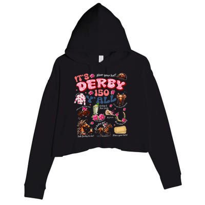 ItS Derby 150 YAll Ky Derby Day Crop Fleece Hoodie