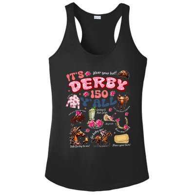 ItS Derby 150 YAll Ky Derby Day Ladies PosiCharge Competitor Racerback Tank