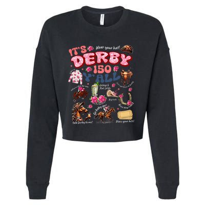 ItS Derby 150 YAll Ky Derby Day Cropped Pullover Crew