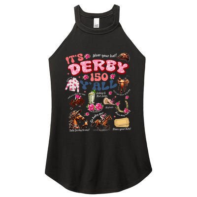 ItS Derby 150 YAll Ky Derby Day Women's Perfect Tri Rocker Tank