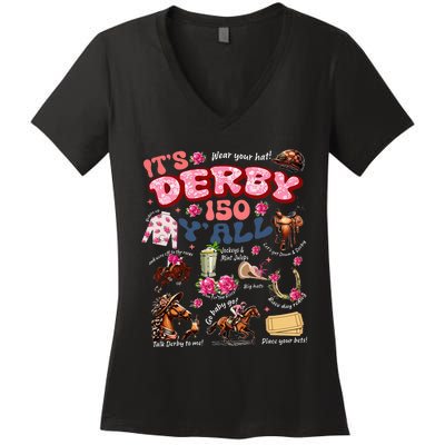 ItS Derby 150 YAll Ky Derby Day Women's V-Neck T-Shirt