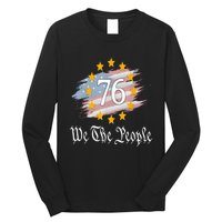 Independence Day 1776 4th Of July USA Flag Patriotic Long Sleeve Shirt