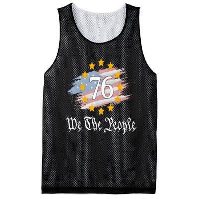 Independence Day 1776 4th Of July USA Flag Patriotic Mesh Reversible Basketball Jersey Tank