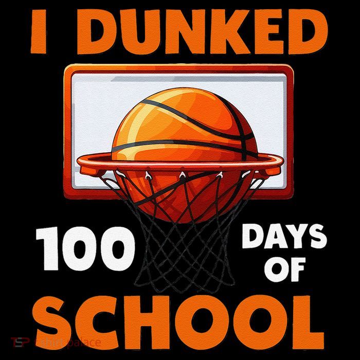 I Dunked 100 Days Of School Basketball 100th Day Flexfit Unipanel Trucker Cap