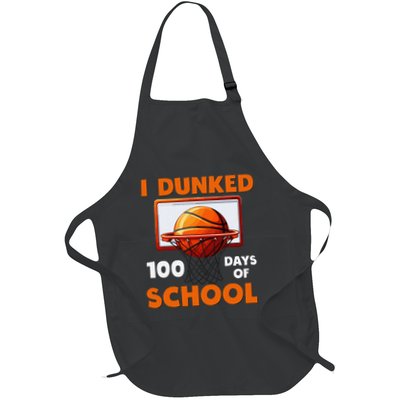 I Dunked 100 Days Of School Basketball 100th Day Apron