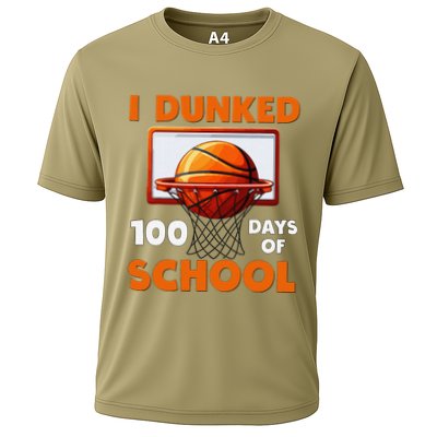 I Dunked 100 Days Of School Basketball 100th Day Performance Shirt