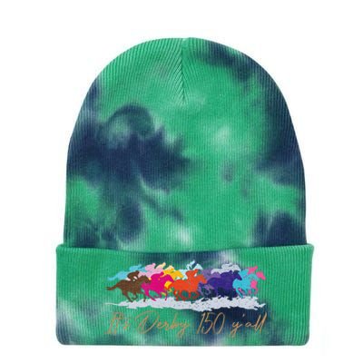 Its Derby 150 Yall 150th Horse Racing Tie Dye 12in Knit Beanie