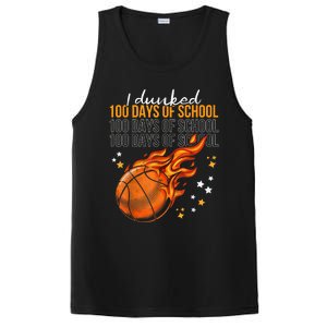 I Dunked 100 Days Of School Basketball 100th Day Of School PosiCharge Competitor Tank