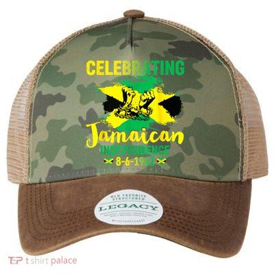 Independence Day 1962 Jamaican Flag Legacy Tie Dye Trucker Hat